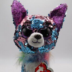 TY Flippables Sequin Plush - YAPPY the Chihuahua Dog (Regular Size -6 inch)